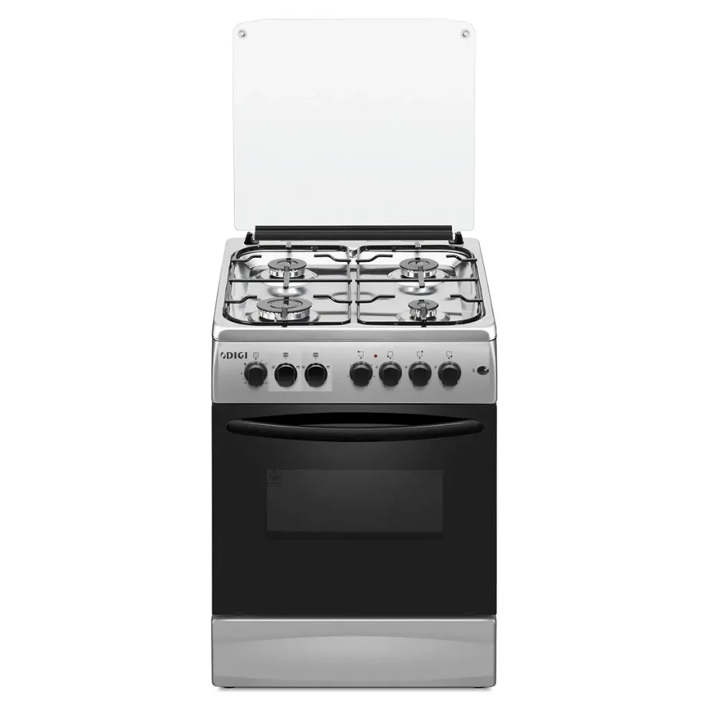[DG-GC-XMKABF641SZ] DIGI Gas Cooker – 60cm x 60cm – 4 Gas burners