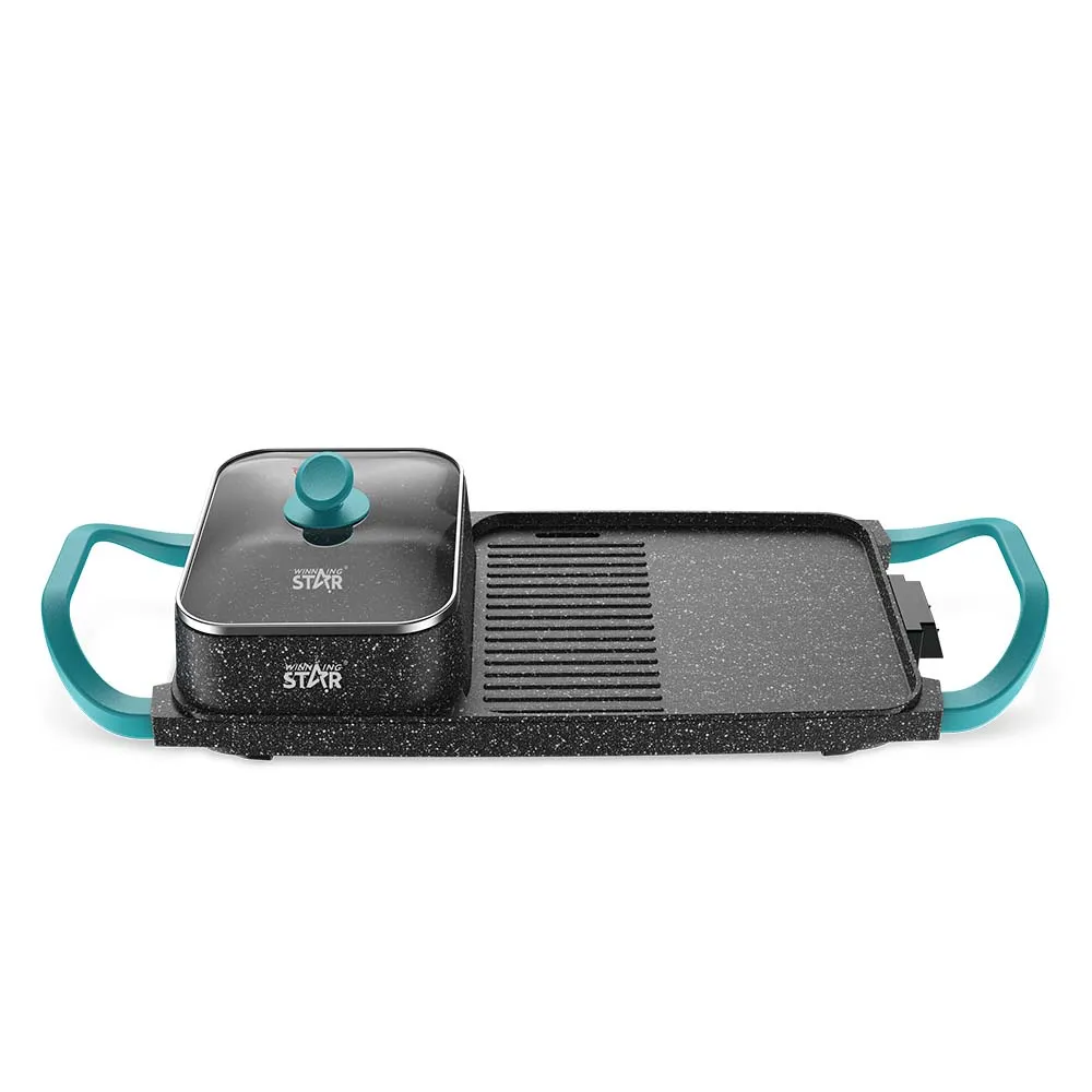 Granite Flat Grill + Frying Pot